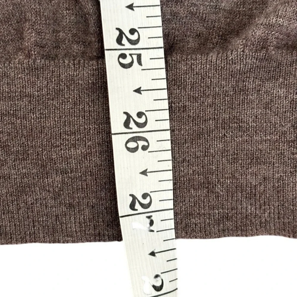SuitSupply‎ Pure Cashmere Sweater Sz XL Brown Crewneck Quiet Luxury Neutral